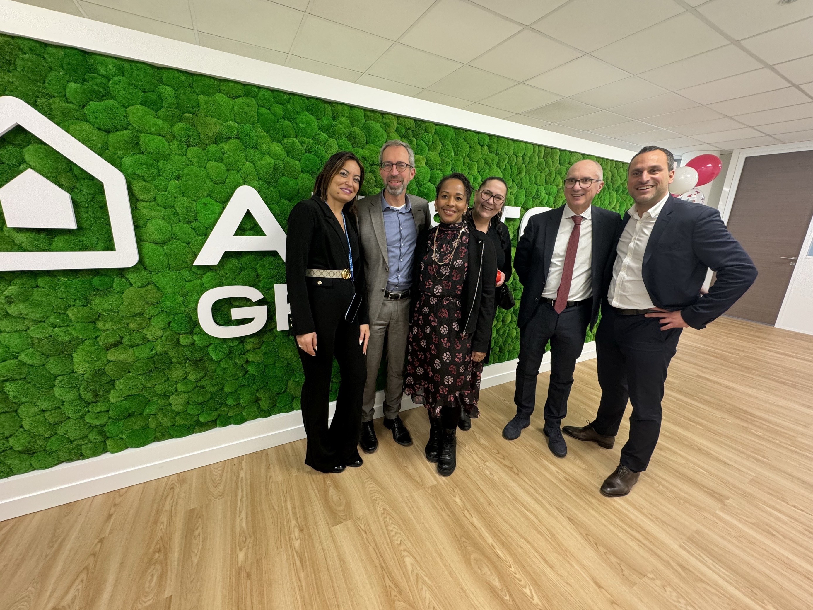 Employees at the office